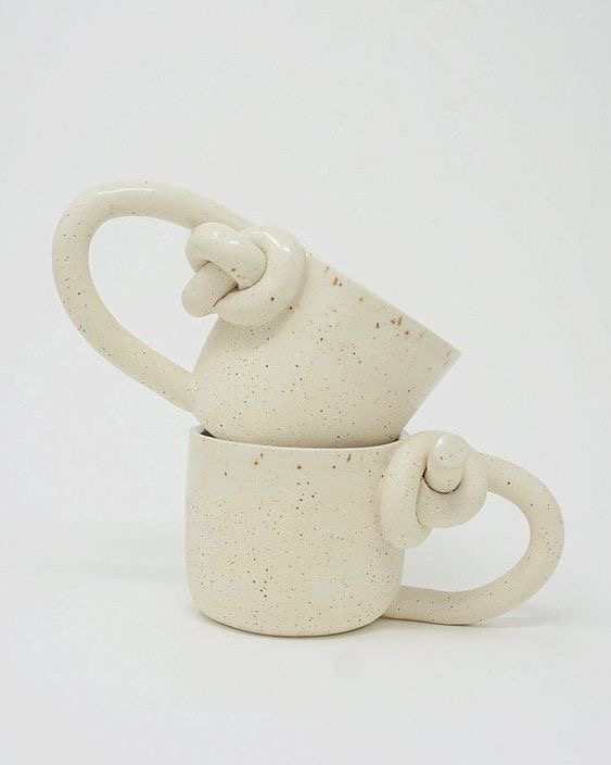 Knot Handle Mugs