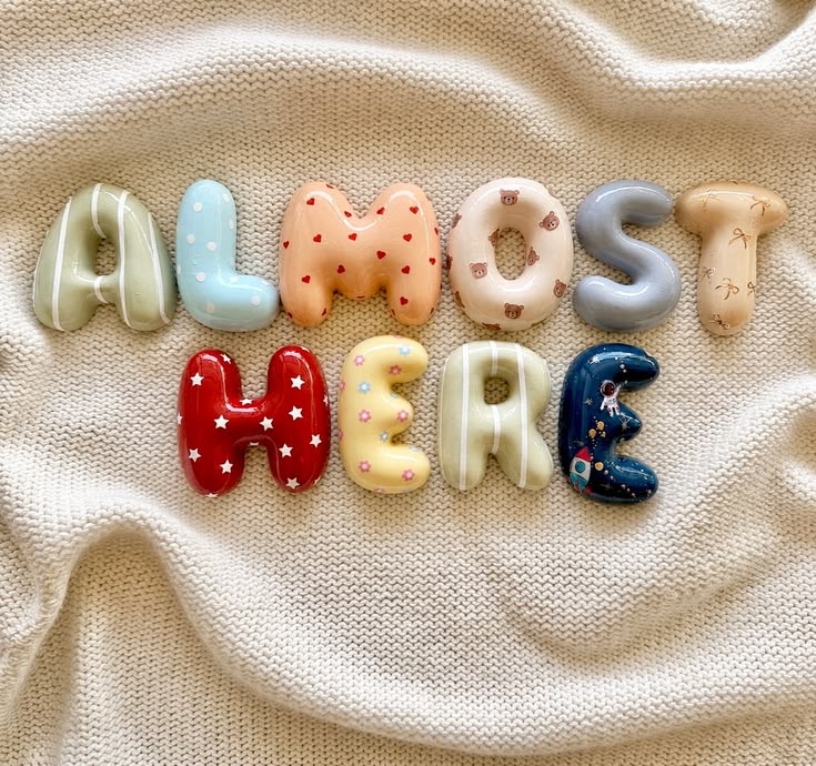 Almost Here Baby Letters