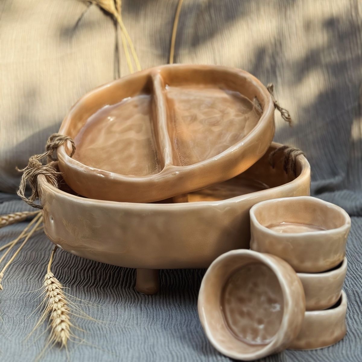 Caramel Mezze Set